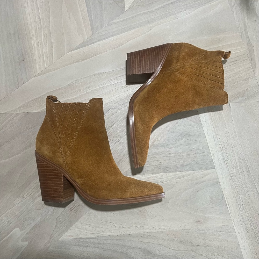 Marc Fisher suede booties